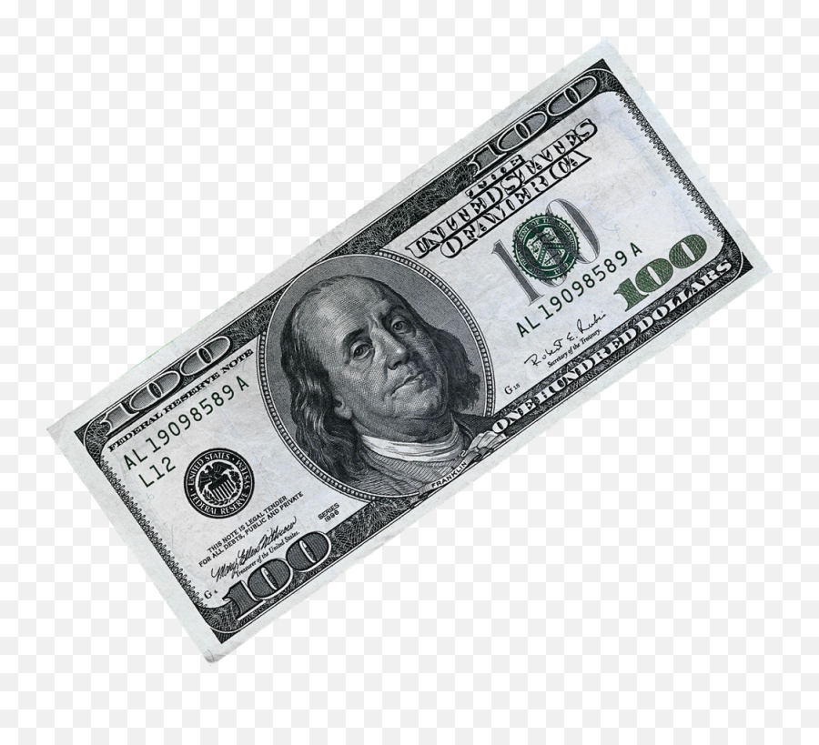 United States One Hundred - Dollar Bill Transparent Emoji,100 Dollars Bill Emojis