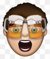 The Beer Emoji Hens Emojis - Guy With Beer Goggles,Beer Emoji
