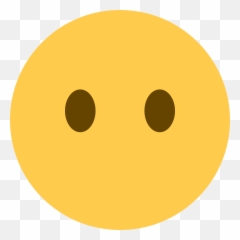 Face Without Mouth Emoji Clipart Free Download Transparent - Emoji Without Mouth,Quiet Emoticon