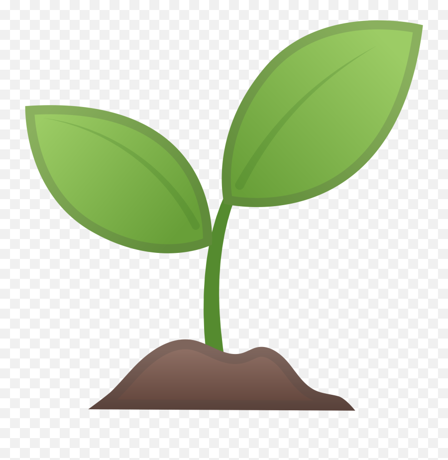 Seedling Emoji Meaning With Pictures - Seedling Emoji,Leaf Emoji