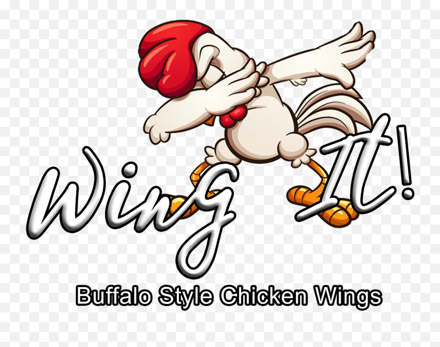 Home - Wing It Chicken Wings Logo Emoji,Chicken Wings Emoji