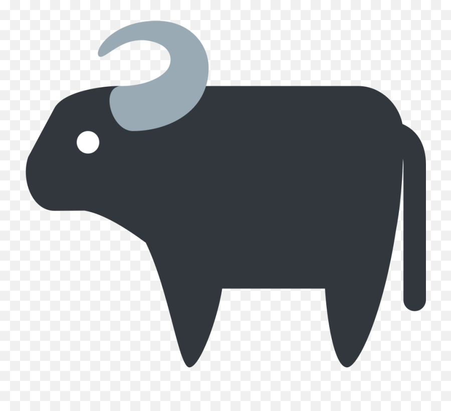 Buffalo Clipart Emoji Buffalo Emoji - Water Buffalo,Money Cow Emoji