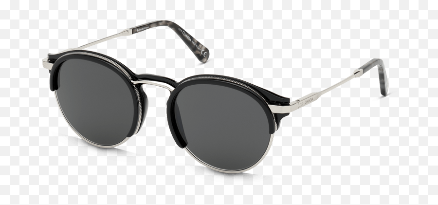 Round Style Man Sunglasses Om0014 - H5305a Omega Emoji,Sunglasses To Hide Emotions