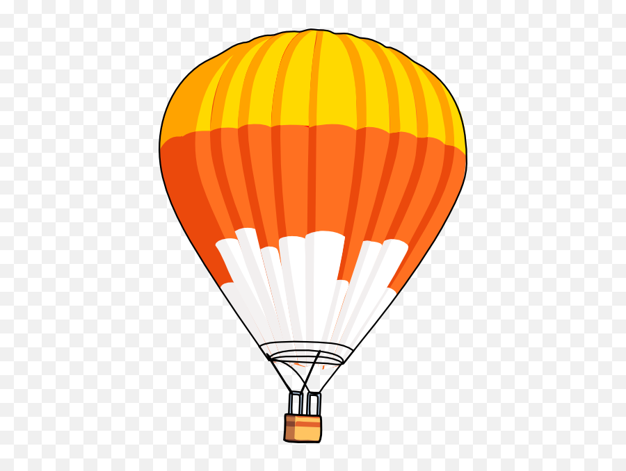 Download Hd Candy Corn Balloon Clip Art - Hot Air Balloon Clip Art Emoji,Candy Corn Emoji