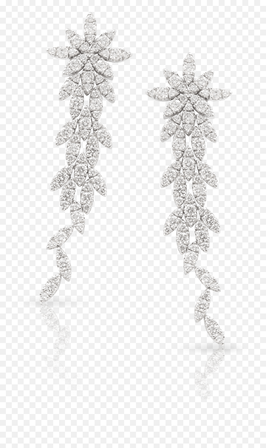 18k White Gold Ghirlanda Classsics Earrings With Diamonds - Solid Emoji,Poetry On Emotions