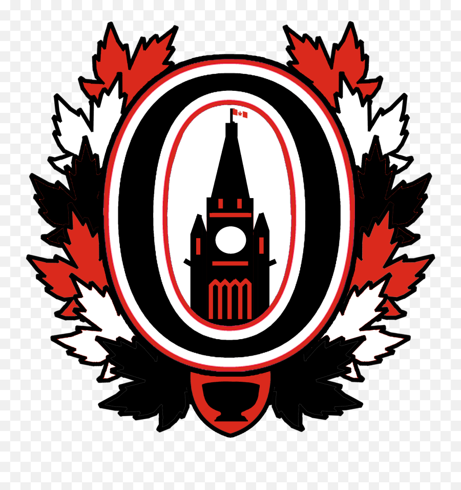 Download Ottawa Senators Peace Tower Logo Copy - Ottawa Png Ottawa Sens Logo Original Emoji,Tower Emoji