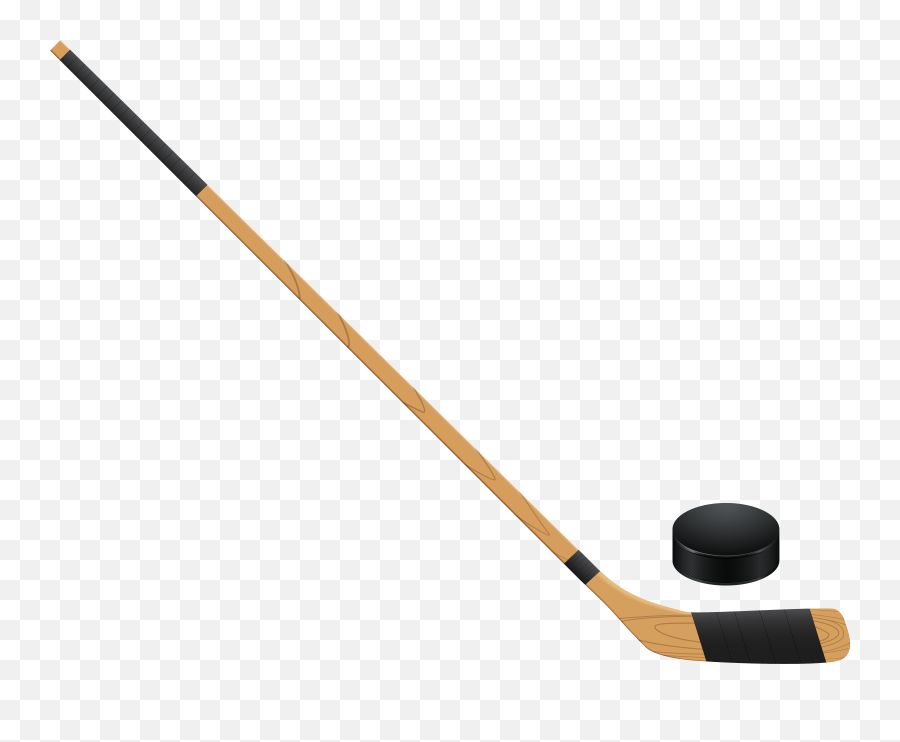 Hockey Stick And Puck - Clipart Transparent Background Hockey Stick Emoji,Hockey Stick Emoji For Iphone