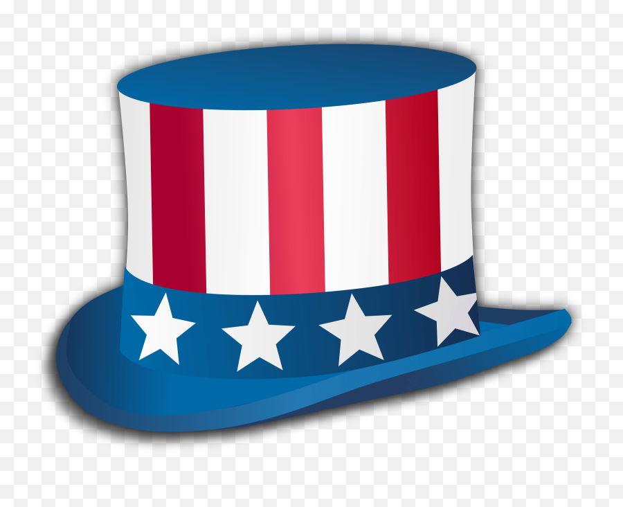 Independence Day United States Top Hat Costume - Uncle Sam Inauguration Day For Kids Emoji,Independence Day Emoji