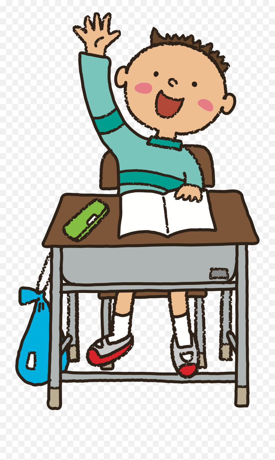 Student Teacher Encapsulated Postscript Learning Elementary - Student Raising Hand Clipart Emoji,Woman Teacher Emoji