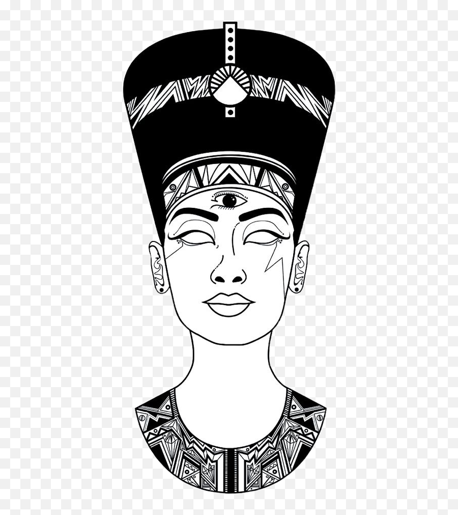 Hieroglyphics Sticker - Nefertiti Desenho Emoji,Hieroglyphics And Emojis Meme