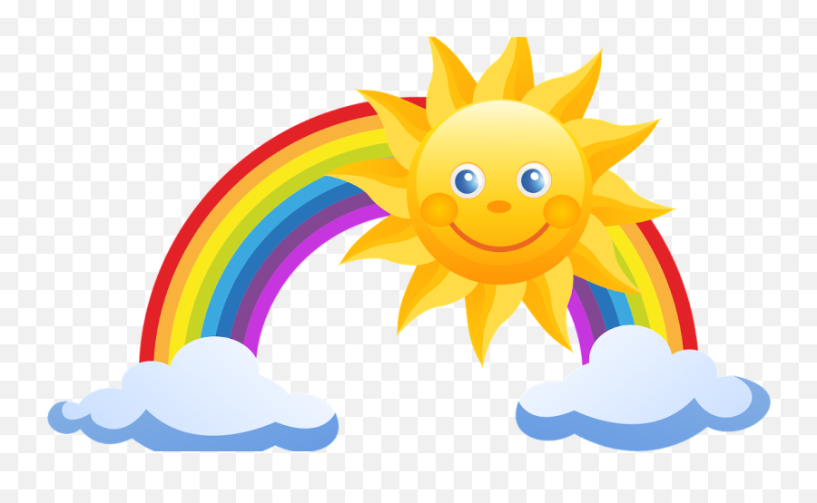 Didattica Scuola Primaria - Sun And Rainbow Clipart Emoji,Emoticon Disperata