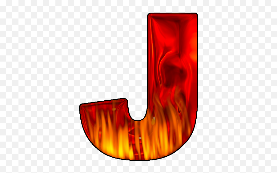 Hot Letter J - Fire J Letter Png Emoji,Letter J Emoji