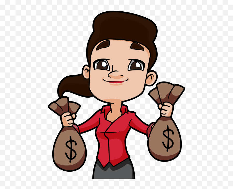Library Of Money Ear Graphic Freeuse Stock Png Files - Girl With Money Clipart Png Emoji,Cheap Emoji Bags