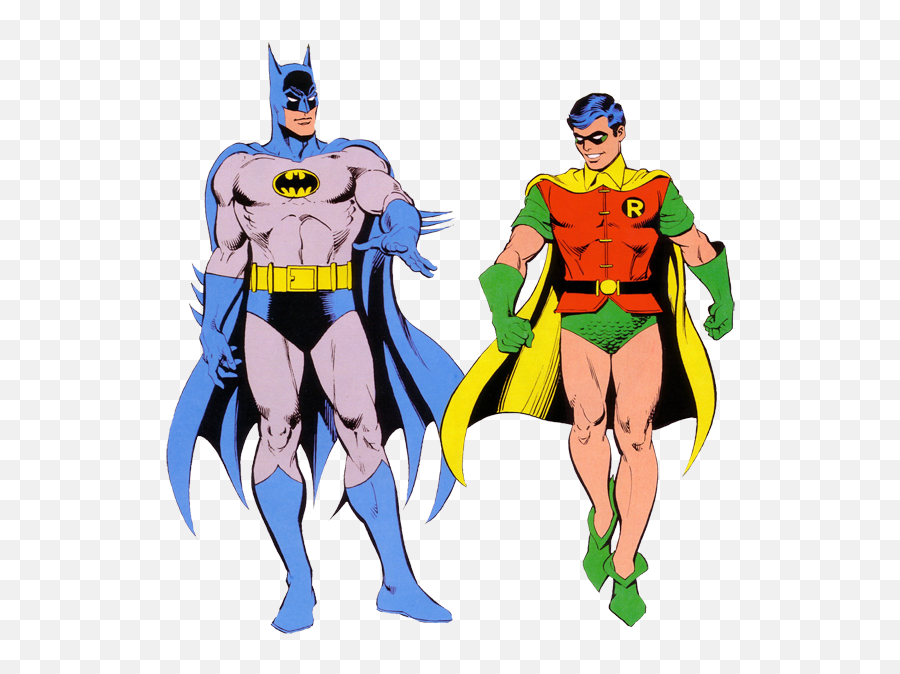 Batman - Batman And Robin Clipart Emoji,Emotion Cartoon Superhero