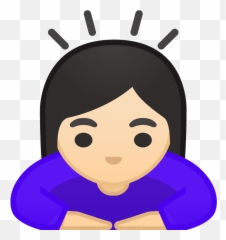 U200d Woman Bowing Light Skin Tone Emoji - Woman Bowing Emoji Png Skin Tone,Emoji Skin Tone Android