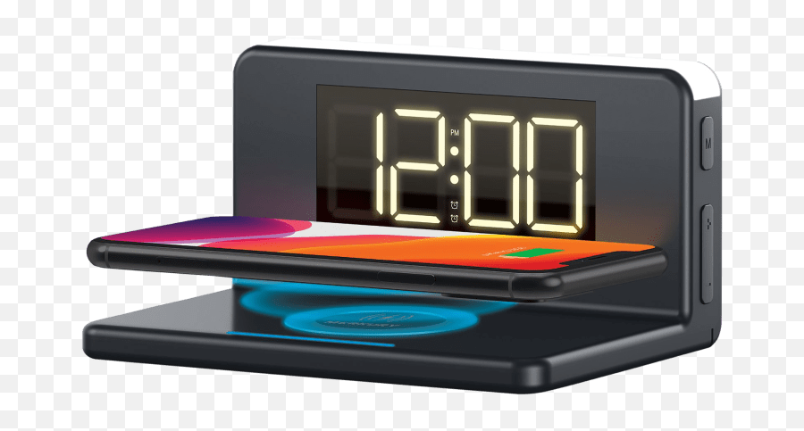 Merkury Innovations 10w Wireless Charger Alarm Clock - Weighing Scale Emoji,Alarm Clocks For Kids Emojis