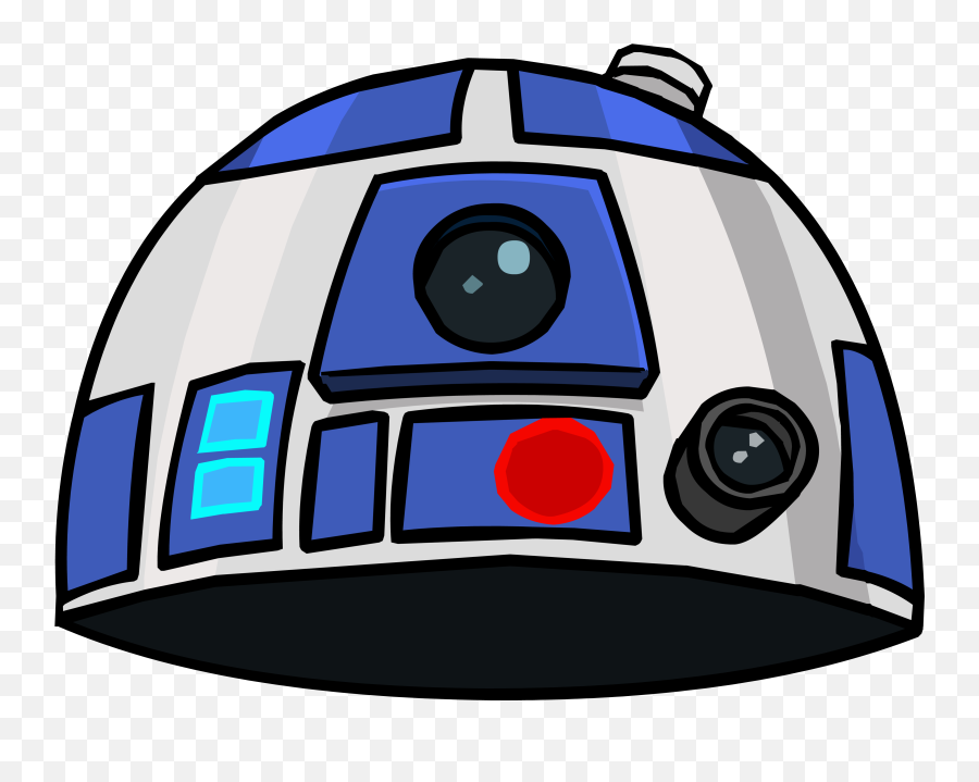 Casco De R2 - D2 Club Penguin Puffle Gif Clipart Full Size R2d2 Clipart Emoji,Emojis De Pinguinos Utilizables