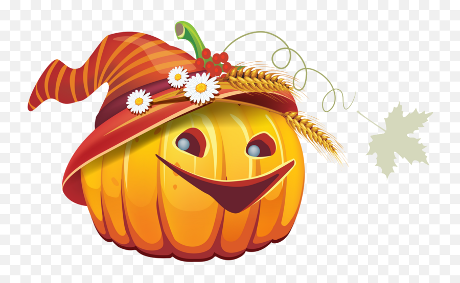 Citrouille Chrétienne - Painted Pumpkin Clipart Emoji,Les Emotions De Ma Citrouille