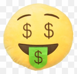 Emojikudde Som Har Cash - Emoji Kudde,Cash Emoji