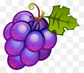 Purple Grapes Clipart Free Clipart - Clipart Grapes Emoji,Grape Emoji