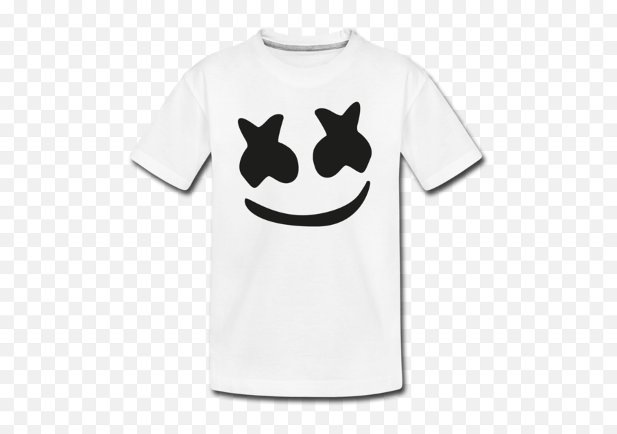 Kids Marshmello Smiley Face T - Cartoonz Emoji,Motley Crue Emoticons