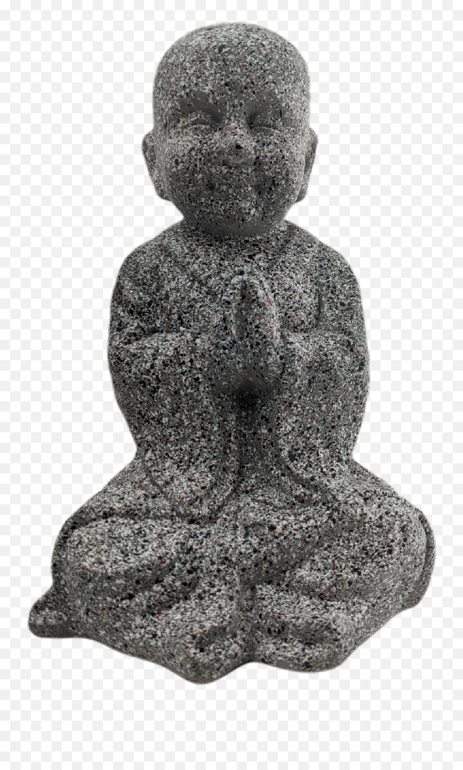 Clay Monk Design Garden Statue 11 - Artifact Emoji,Emotion Monk Statue