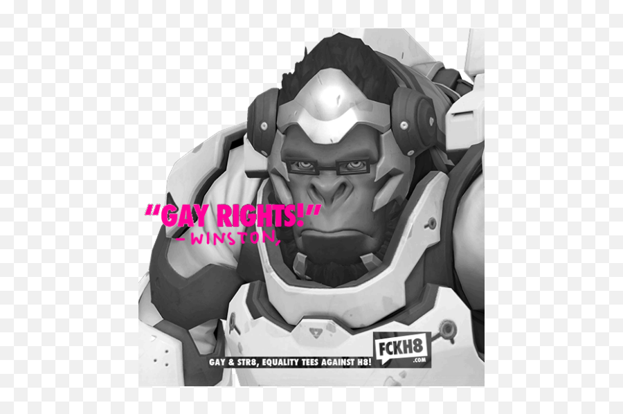 Download Overwatch Tracer Winston Um - Fckh8 Drop F Winston Overwatch Png Emoji,Winston Overwatch Emoticon