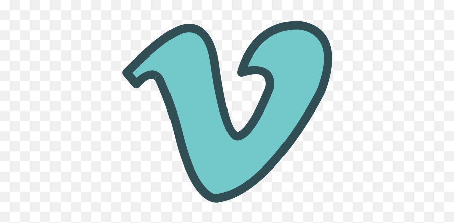 Vimeo Video Social Media Letter V Free Icon Of Brands Emoji,Facebook Emoticons :v