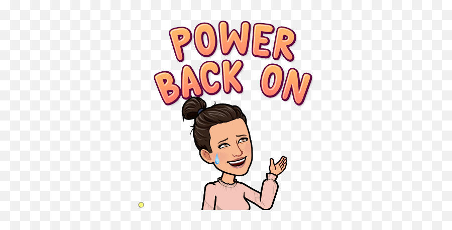 The Power Is Back On We Will Meet On Zoom At 1225 For Our Emoji,African American Girl Cartoon Emojis