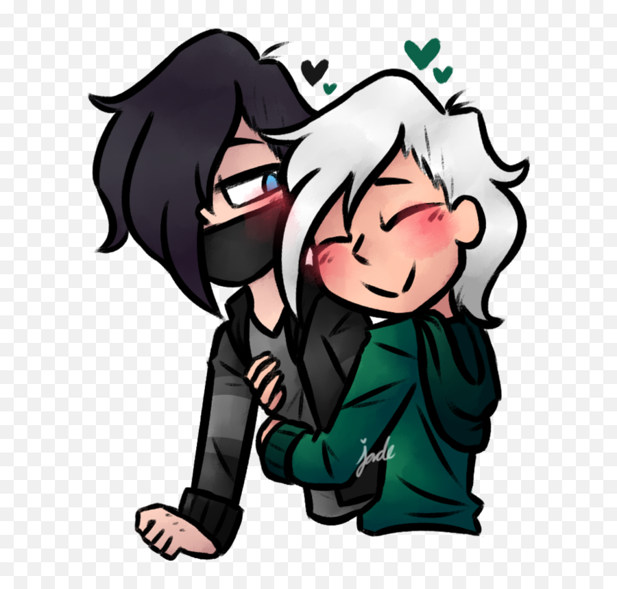 Zanvis Hug By Eggheadjade - Aphmau Zane 822x971 Png Emoji,Aphmau No Emotions