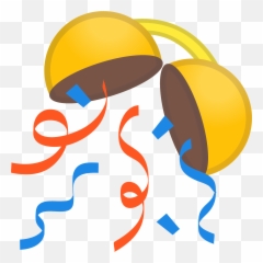 Confetti Ball Emoji Meaning With - Emoji,Celebration Emoji