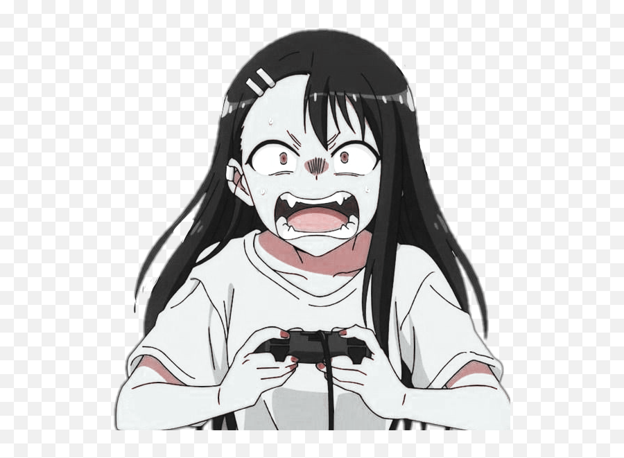 Nagatoro Animegirl Sticker By Ackermissy Emoji,How To Draw A Girl Emotion Face