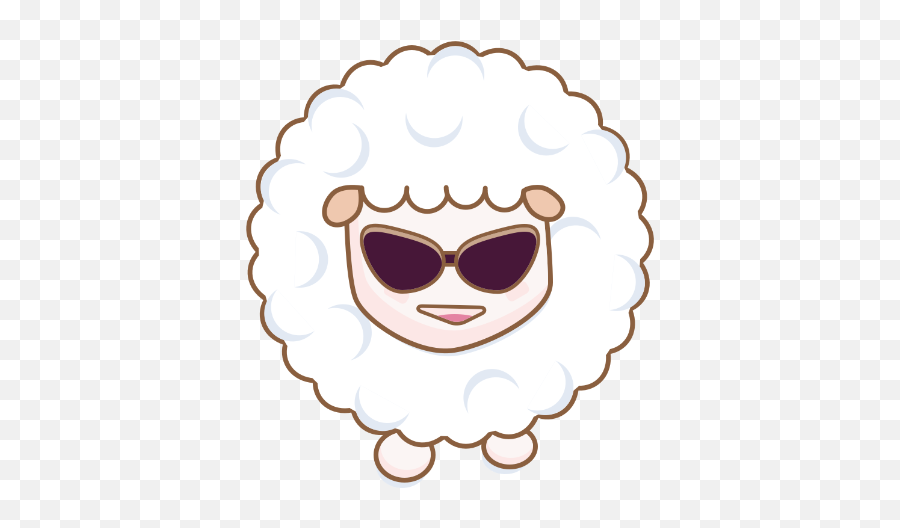 Cloudy Sheep Stickers By Asterix Software Development Emoji,Mutton Emoji