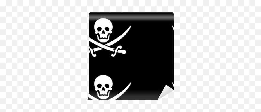Wallpaper Piratenflagge Totenkopf - Pixershk Emoji,Emoji Skull Black Flag
