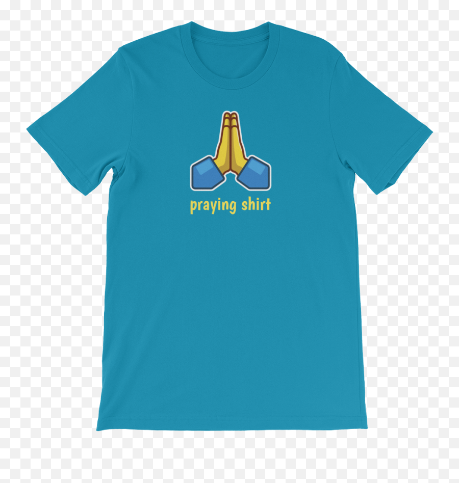 Emoji Praying Shirt - Religious Unisex Tshirt,Praise Jesus Emoji