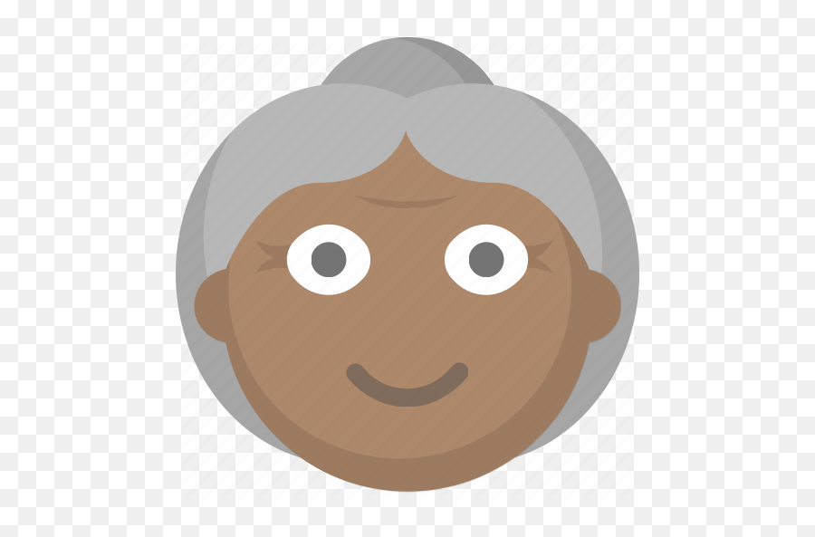 Elderly Grandma Grandmother Nursing - Happy Emoji,Grandma Emoji