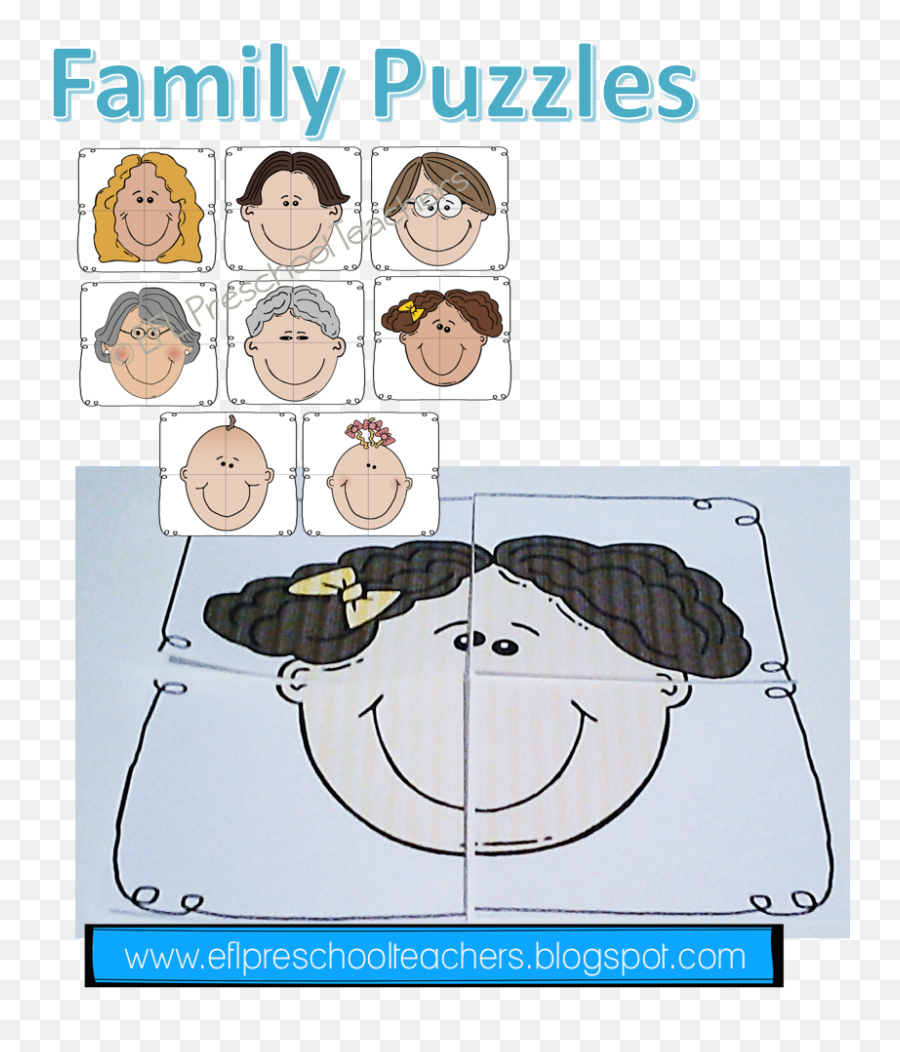 Eslefl Preschool Teachers April 2015 - Family Puzzle For Kindergarten Emoji,Guess The Emotion Game