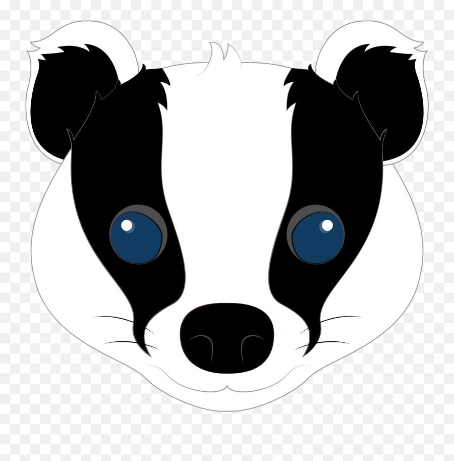 Badger Face Clipart - Soft Emoji,Warthog Emoji