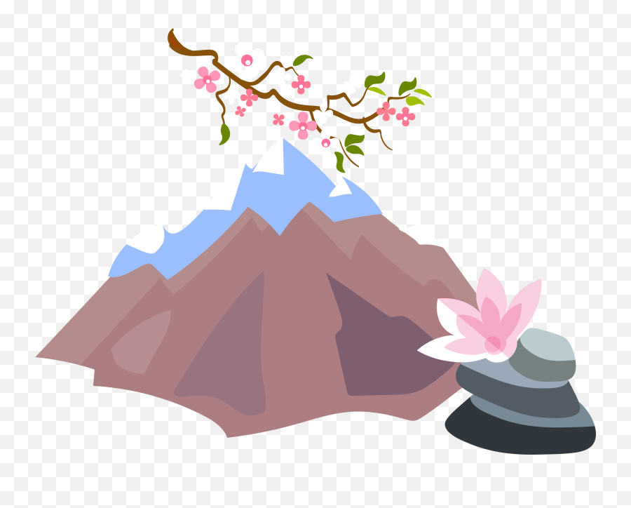 Mount Fuji Clipart Kabundukan - Mount Fuji Clipart Png Emoji,Mt Fuji Emoji