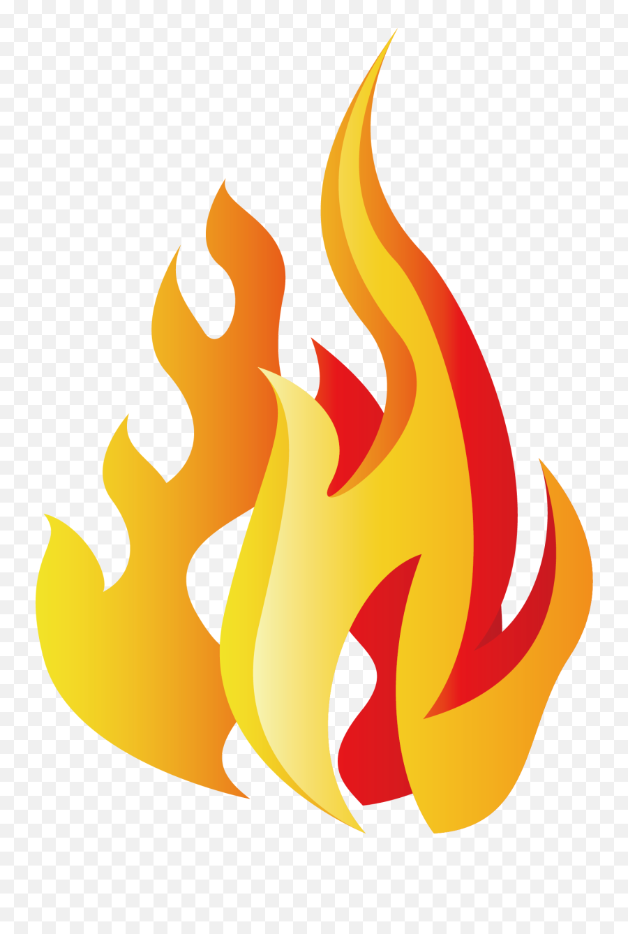 Clipart Flames Fire Wallpaper Clipart - Gambar Logo Api Keren Emoji,Fire Emoji No Background