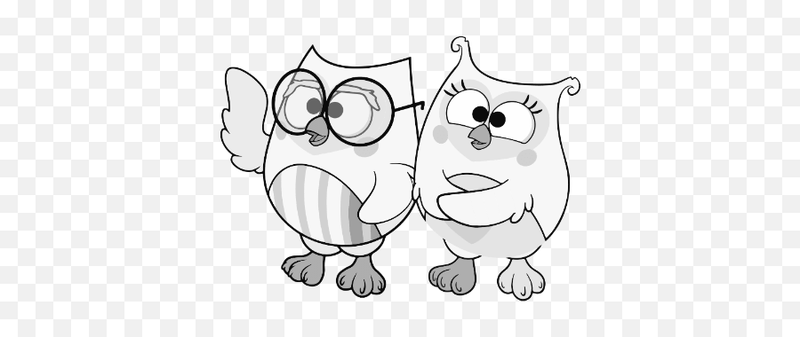 Bubu And The Little Owls - Desenhos Para Colorir Bubu E As Corujinhas Emoji,Emoticons Do Macaquinho Do Whatsapp