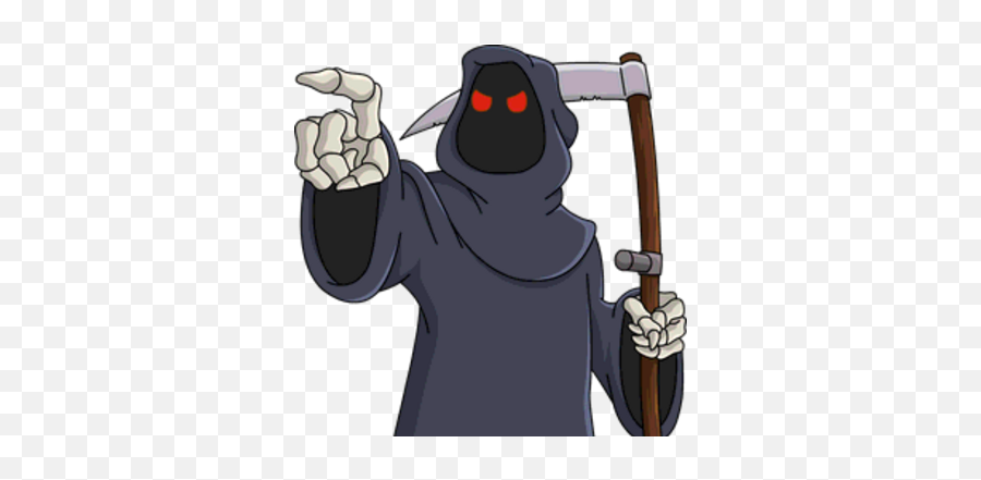Grim Reaper Simpsons Wiki Fandom - Supernatural Creature Emoji,Xxx Emojis Png