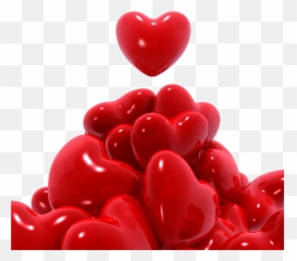 Dashing Heart Balloons Png - Transparent Background 3d Heart Png Emoji,Emoji Heart Balloons