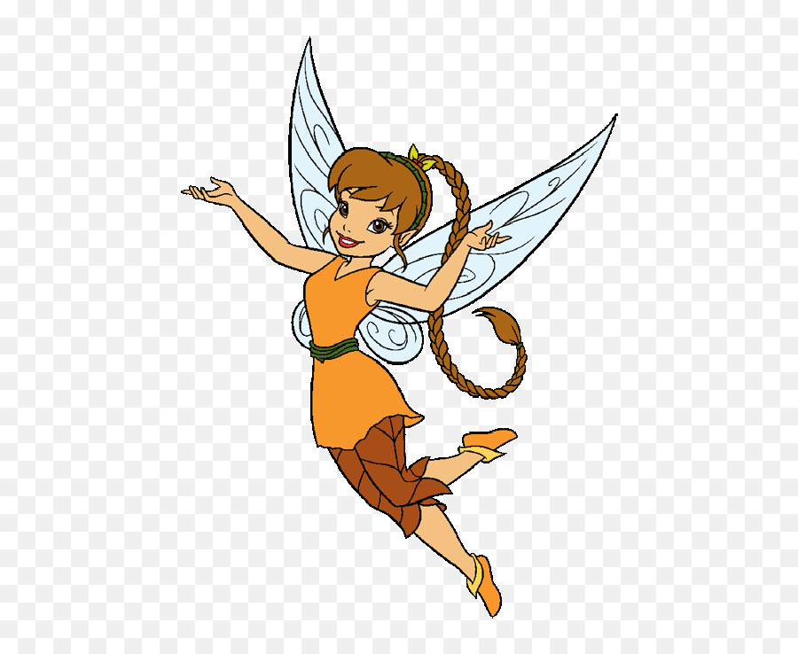 Disney Fairies Tinker Bell Silvermist Clip Art - Png Disney Fairies Fawn Fanart Emoji,Peter Pan Disney Emoji