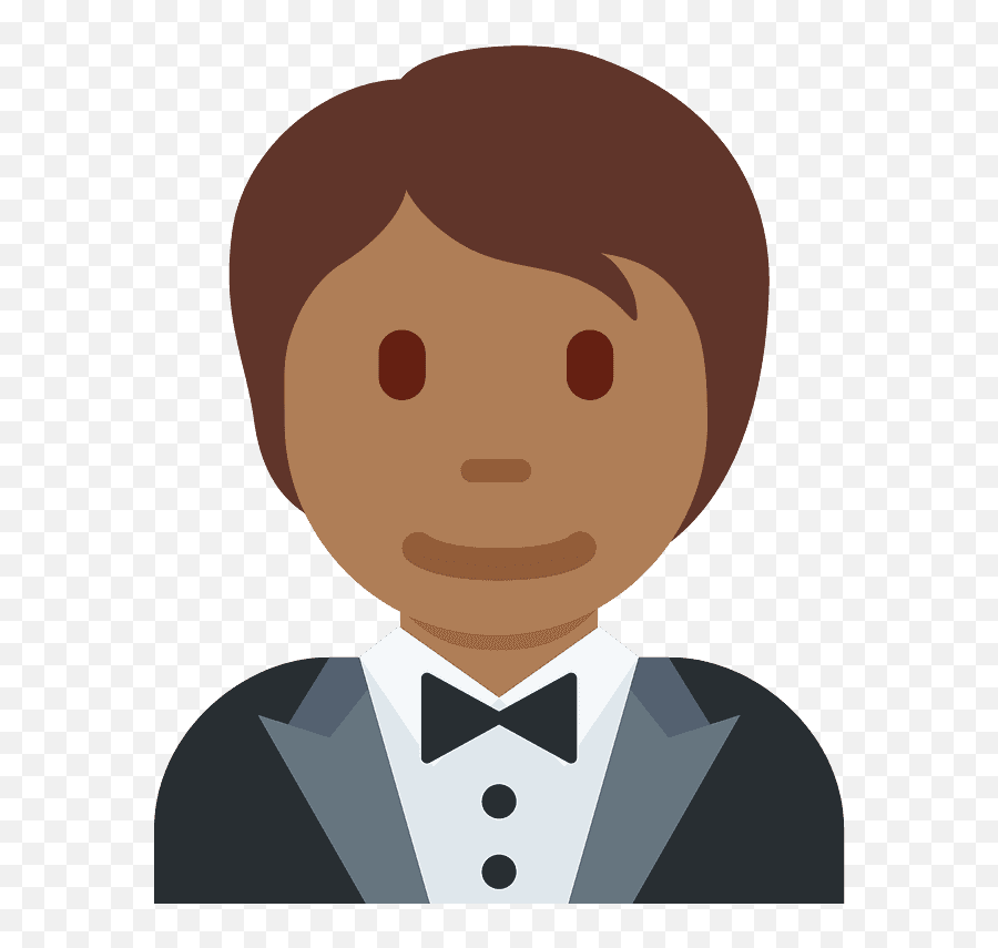 Tuxedo Emoji With Medium - Best Man Emoji,Man Bag Emoji
