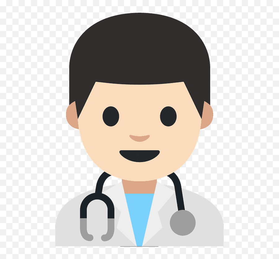 Light Skin Tone Emoji - Emoji Arzt,Face Doctor Emoji