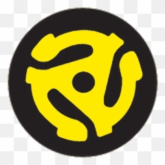 Singles 91 - Transparent 45 Record Adapter Emoji,That Is Enuff!! Emoticon