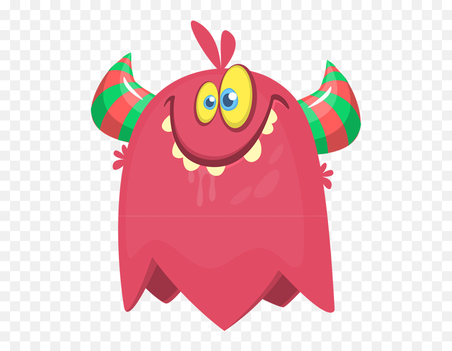 Dumb Smiling Monster - Monsters With Three Eyes Clipart Animated Monsters Three Eyes Emoji,A Picture Emoji With Eyeballs And A Smile