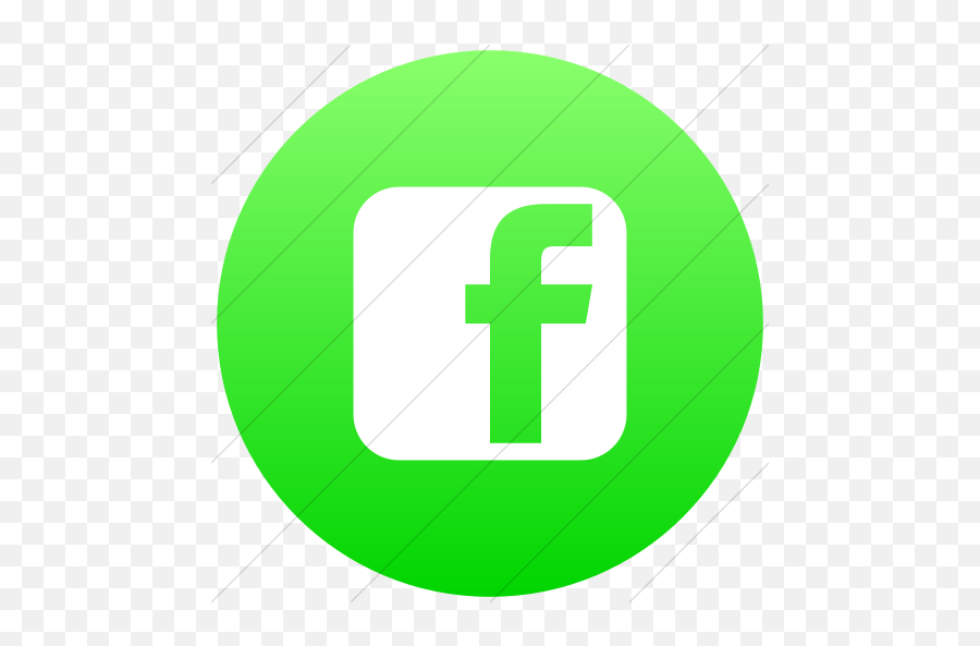 Iconsetc Flat Circle White On Ios Neon Green Gradient - Orange Facebook Emoji,Facebook Green Hgeart Emoticon
