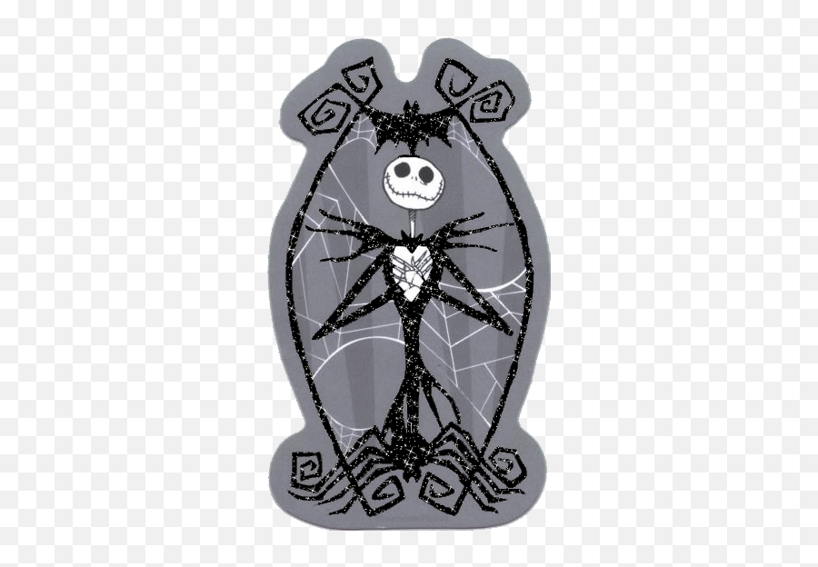 Jack Skellington - Cia Dos Gifs Nightmare Before Christmas Coffin Sticker Emoji,Imagenes De Emoticon Mugsy Gif